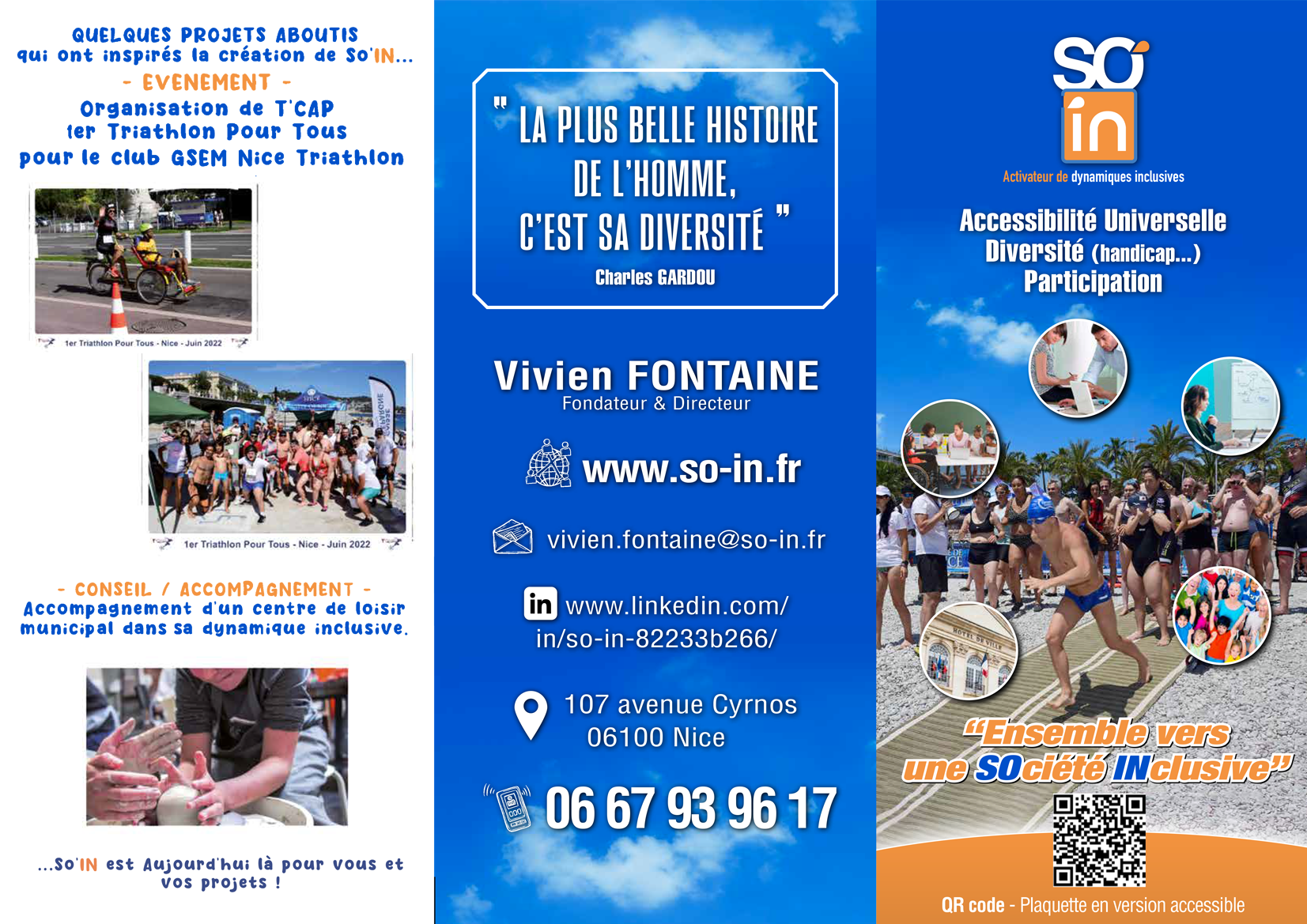 plaquette de présentation so'in pour plus d'information contactez le 06 67 93 96 17